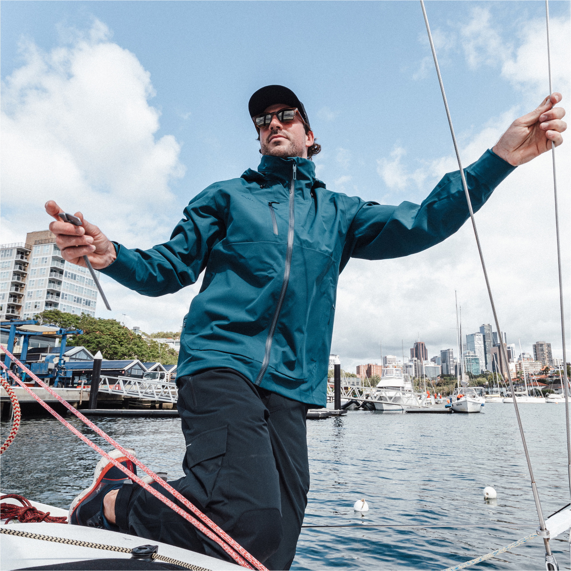 2026 Zhik INS400 Sailing Salopettes SAL-0400-U-BLK - Black